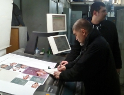 Тестирование глянцевой мелованной бумаги Омела 80 г/м2 в типографии «Форте Пресс»